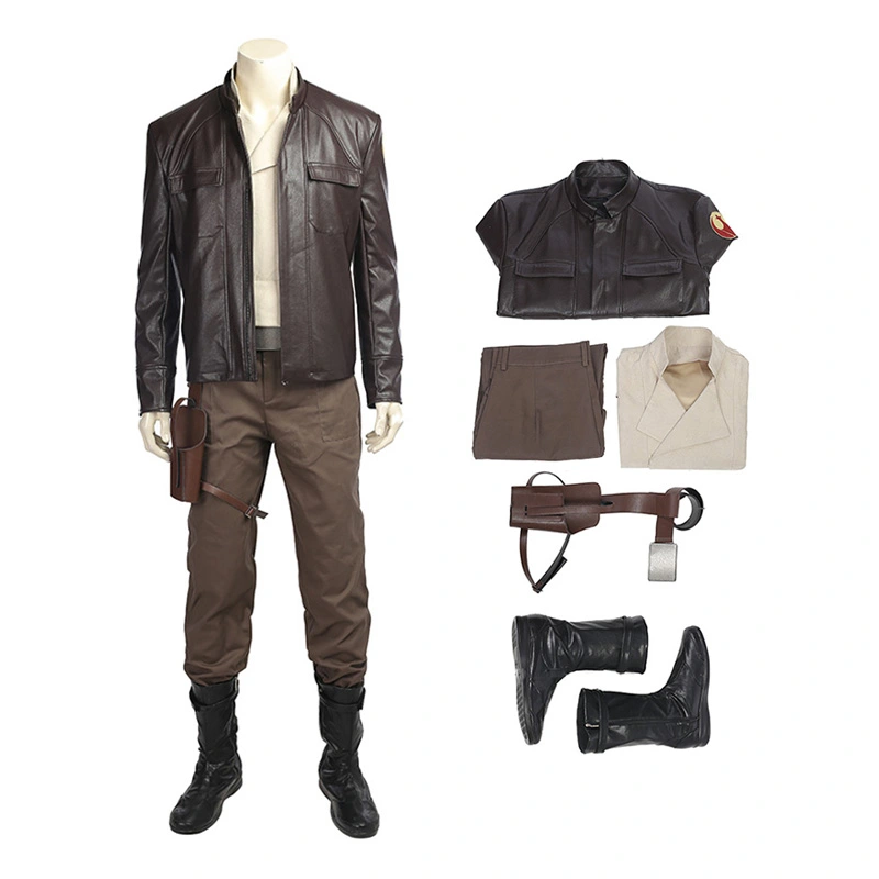 Star Wars 8 The Last Jedi Poe Dameron Cosplay Costume Full Set 1 Star Wars 8 The Last Jedi Poe Dameron Cosplay Costume Full Set