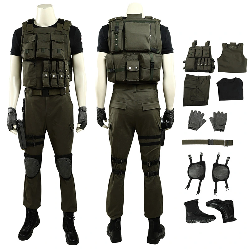 Carlos Oliveira Costume Resident Evil 3 Remake Cosplay Costume 1 Carlos Oliveira Costume Resident Evil 3 Remake Cosplay Costume