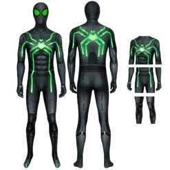 Spiderman Jumpsuit Spider Man PS4 Stealth Big Time Cosplay Costume Suit