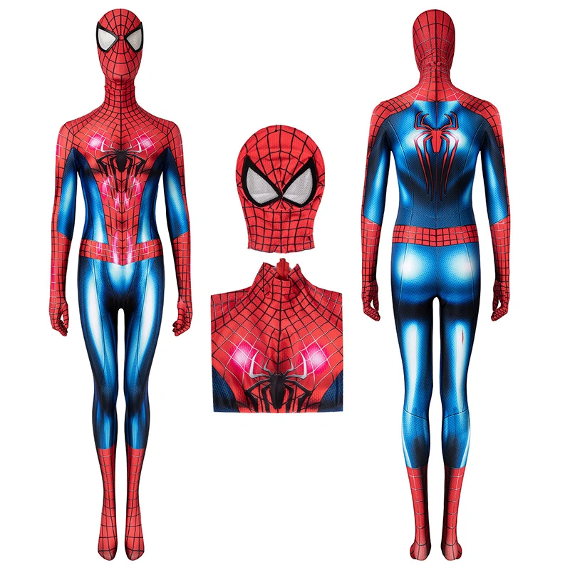 Female Spiderman Jumpsuit The Amazing Spider Man 2 Peter Parker Cosplay Costume 1 Female Spiderman Jumpsuit The Amazing Spider Man 2 Peter Parker Cosplay Costume