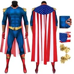 The Boys Cosplay Suit The Homelander Jumpsuit Costume For Adult
