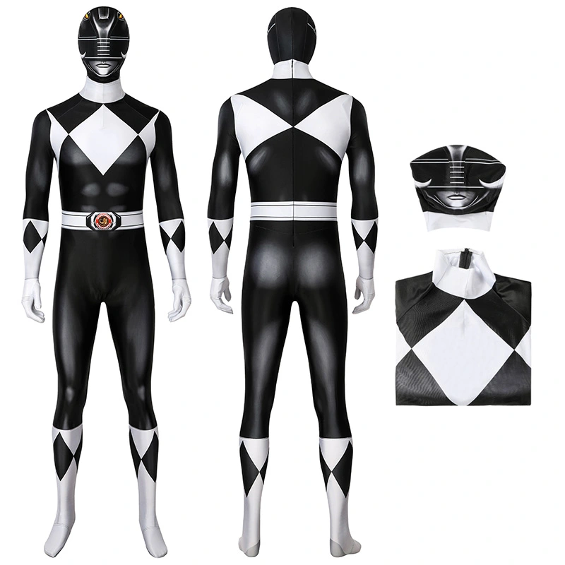 Adult Power Rangers Jumpsuit Mighty Morphin Power Rangers Cosplay Costume 1 Adult Power Rangers Jumpsuit Mighty Morphin Power Rangers Cosplay Costume
