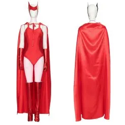 Ready To Ship Sales 50 2021 Wanda Costume WandaVision Maximoff Scarlet Witch Cosplay Suit