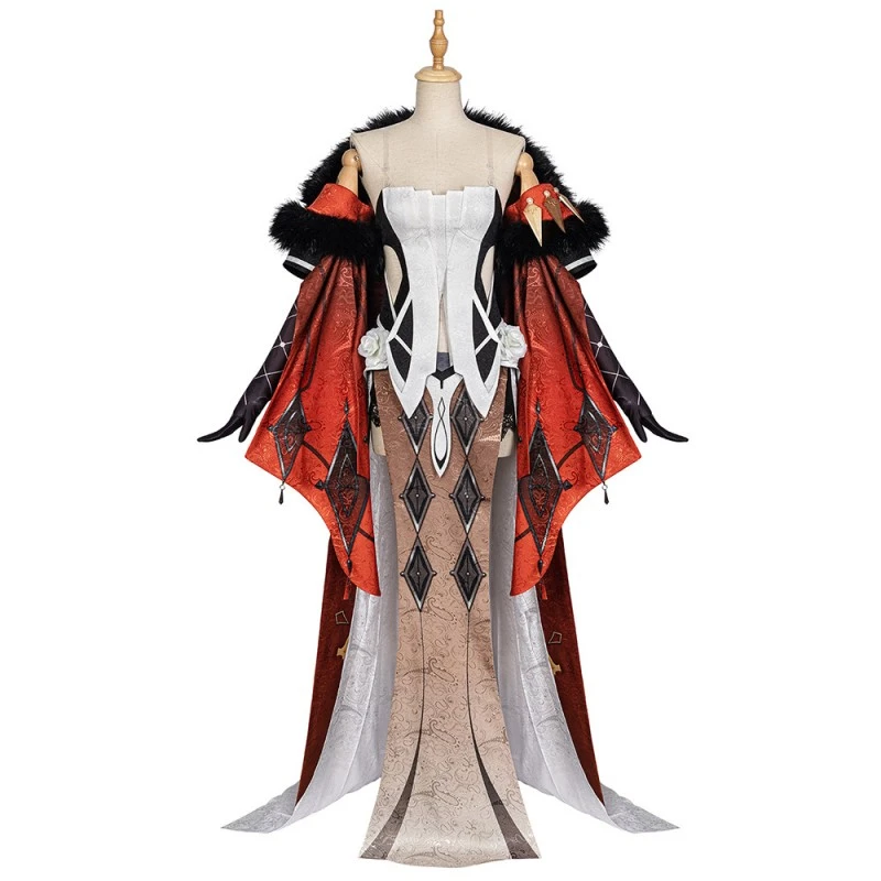 La Signora Costume Genshin Impact Cosplay Suit 1 La Signora Costume Genshin Impact Cosplay Suit