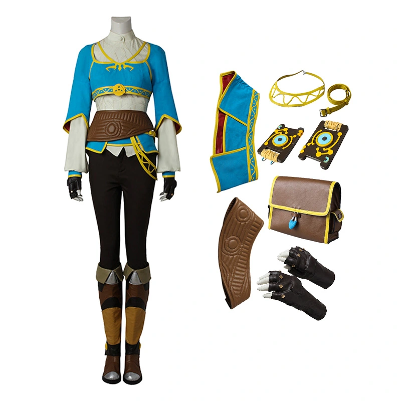 The Legend Of Zelda Breath Of The Wild Princess Zelda Cosplay Costume 1 The Legend Of Zelda Breath Of The Wild Princess Zelda Cosplay Costume
