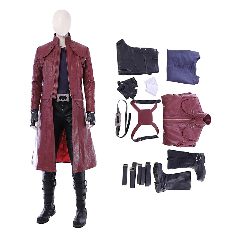 DMC5 Dante Costume Dante Jacket Full Set Cosplay Costumes 1 DMC5 Dante Costume Dante Jacket Full Set Cosplay Costumes