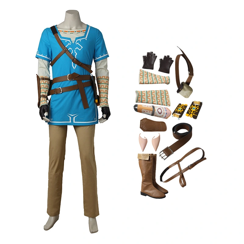 The Legend Of Zelda Breath Of The Wild Link Cosplay Costume 1 The Legend Of Zelda Breath Of The Wild Link Cosplay Costume
