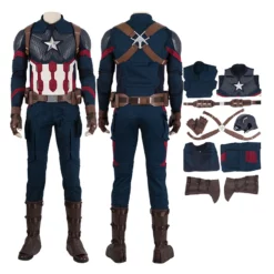 Captain America Cosplay Costumes Avengers Endgame Steve Rogers Costume
