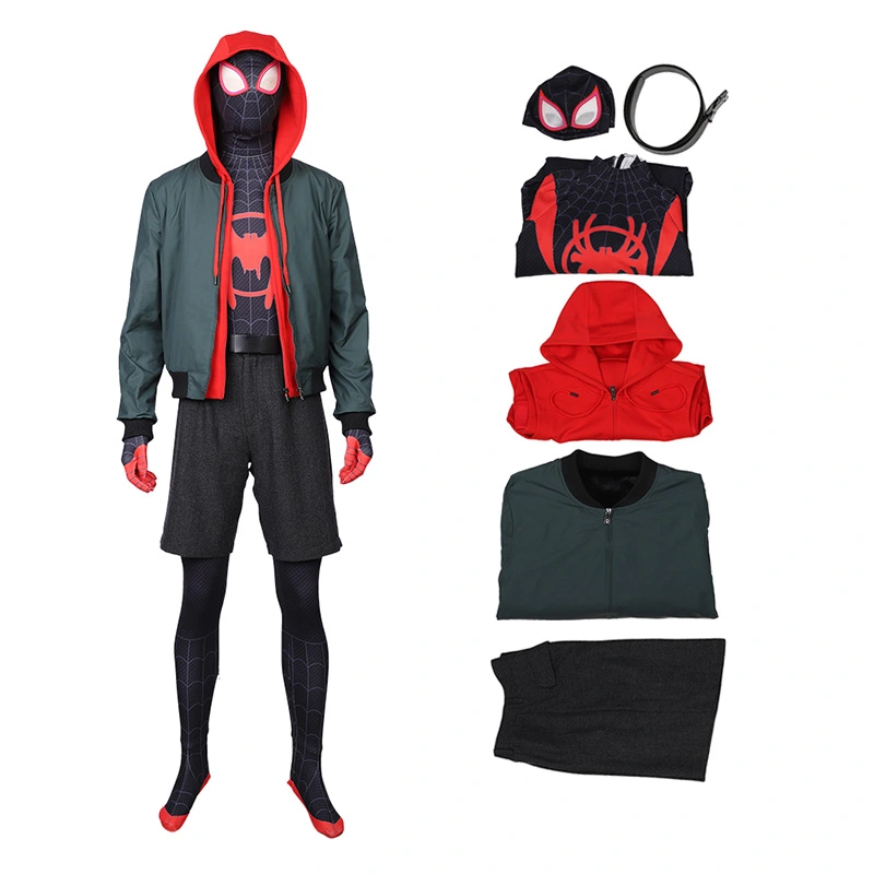 Spider Man Into The Spider Verse Aaron Davis Cosplay Costume 1 Spider Man Into The Spider Verse Aaron Davis Cosplay Costume