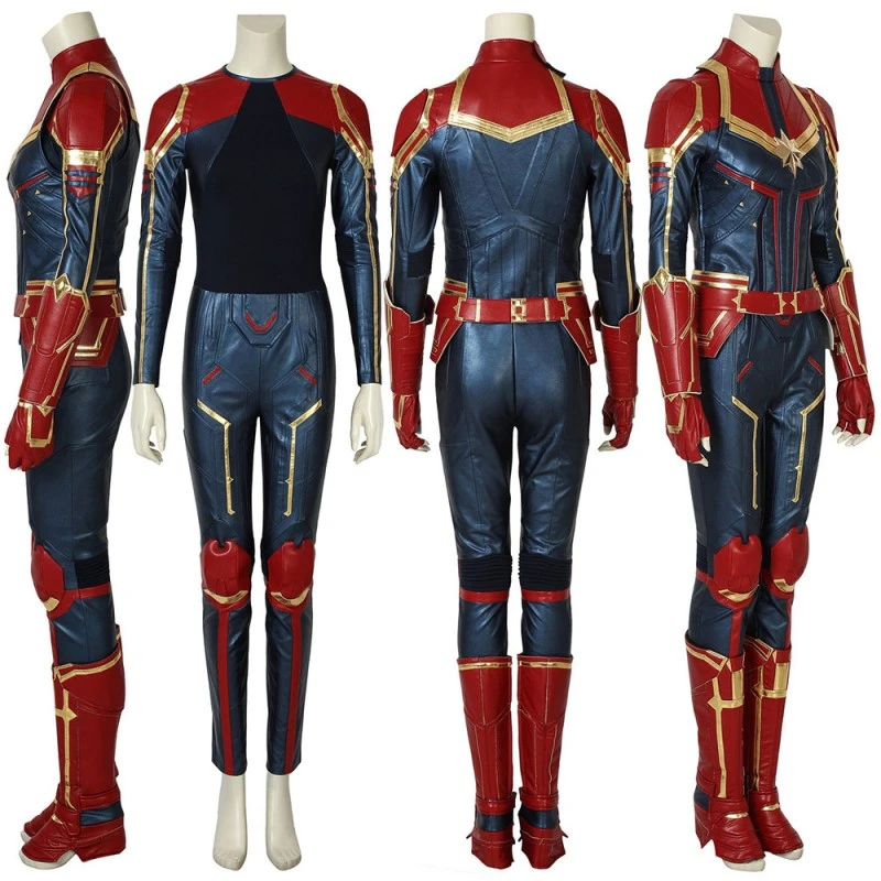 Movie Captain Marvel Carol Danvers Cosplay Costume 3 Movie Captain Marvel Carol Danvers Cosplay Costume - Image 3