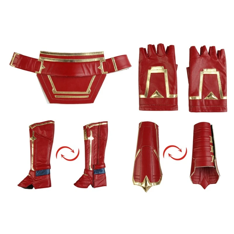 Movie Captain Marvel Carol Danvers Cosplay Costume 8 Movie Captain Marvel Carol Danvers Cosplay Costume - Image 8