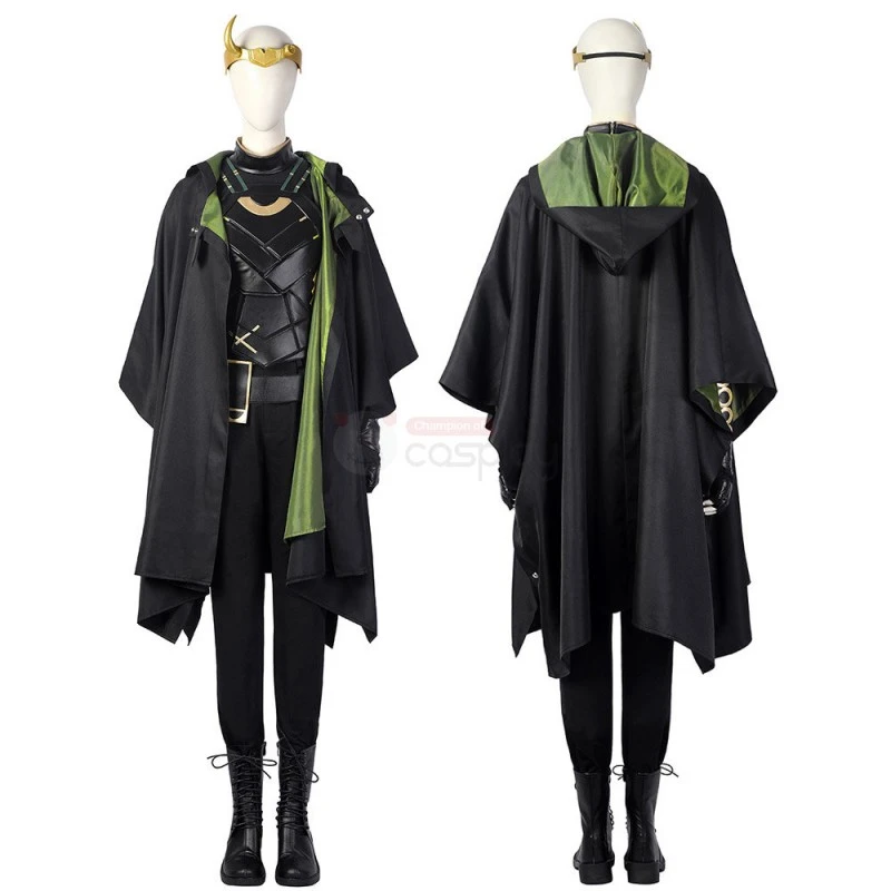 Female Loki Cosplay Costume Sylvie Lushton Lady Loki Suit 1 Female Loki Cosplay Costume Sylvie Lushton Lady Loki Suit