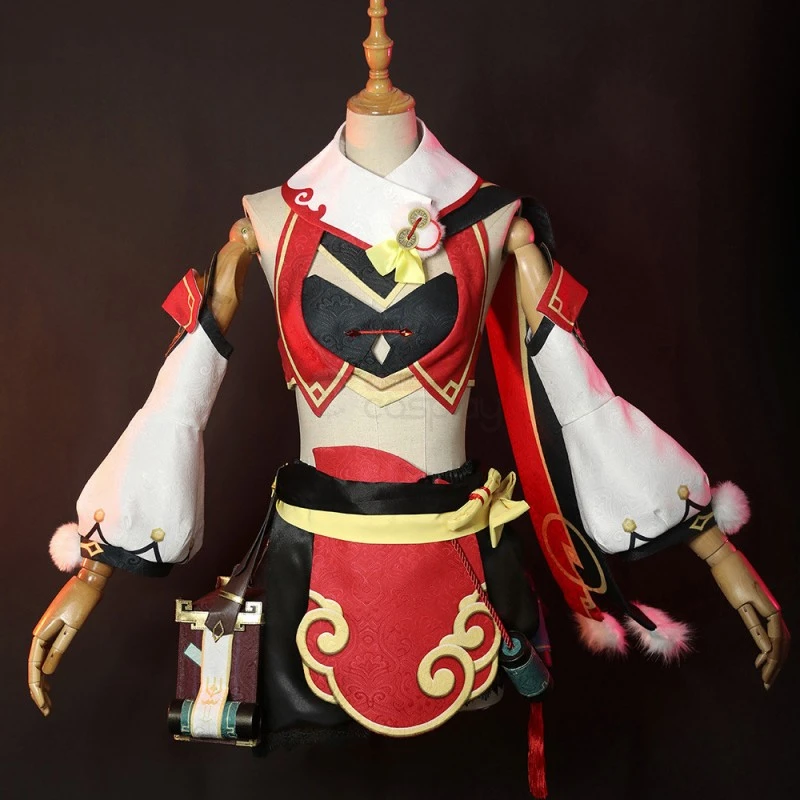 Yanfei Costume Genshin Impact Cosplay Suit 2 Yanfei Costume Genshin Impact Cosplay Suit - Image 2