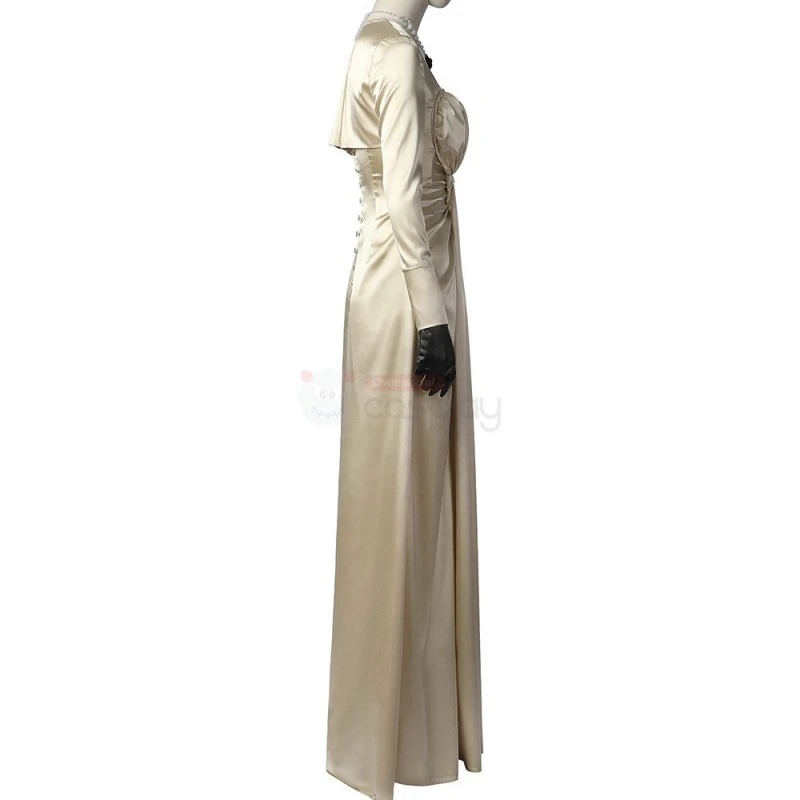 Resident Evil Village Lady Alcina Dimitrescu Cosplay Costume 5 Resident Evil Village Lady Alcina Dimitrescu Cosplay Costume - Image 5