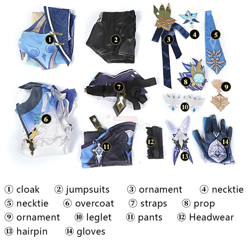 Eula Costume Genshin Impact Cosplay Suit 23 Eula Costume Genshin Impact Cosplay Suit - Image 23