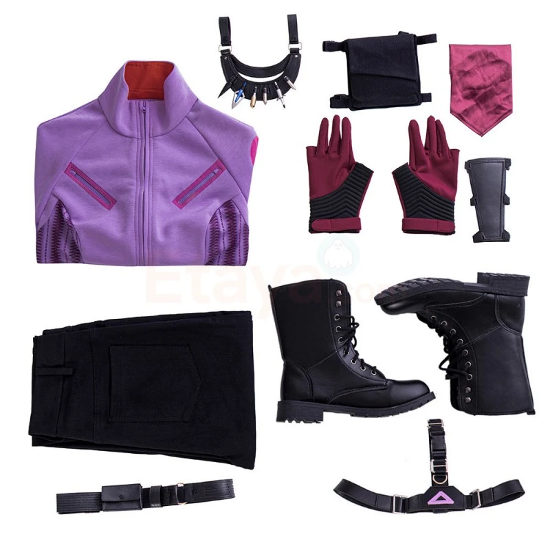 Hawkeye Kate Bishop Cosplay Costume Upgraded Version 21 Hawkeye Kate Bishop Cosplay Costume Upgraded Version - Image 21