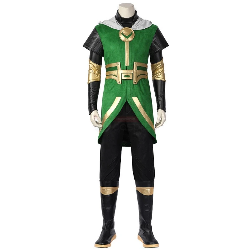 Kids Loki Costume 2021 Loki Laufeyson Cosplay Suit 3 Kids Loki Costume 2021 Loki Laufeyson Cosplay Suit - Image 3