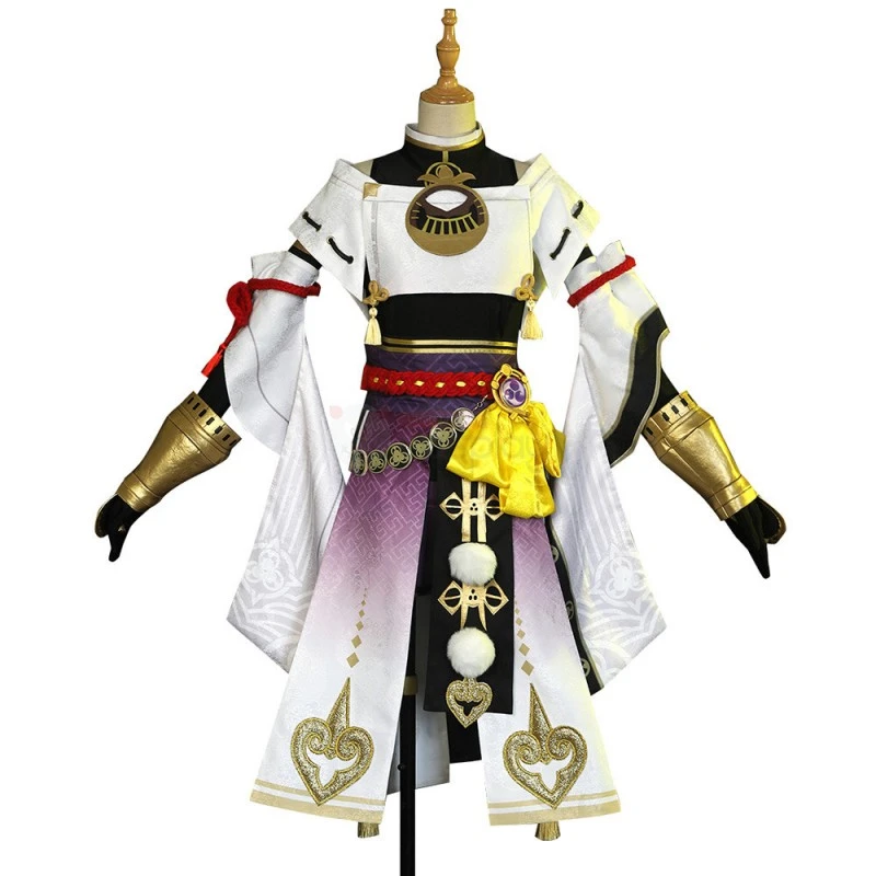Kujo Sara Costume Genshin Impact Cosplay Suit 3 Kujo Sara Costume Genshin Impact Cosplay Suit - Image 3