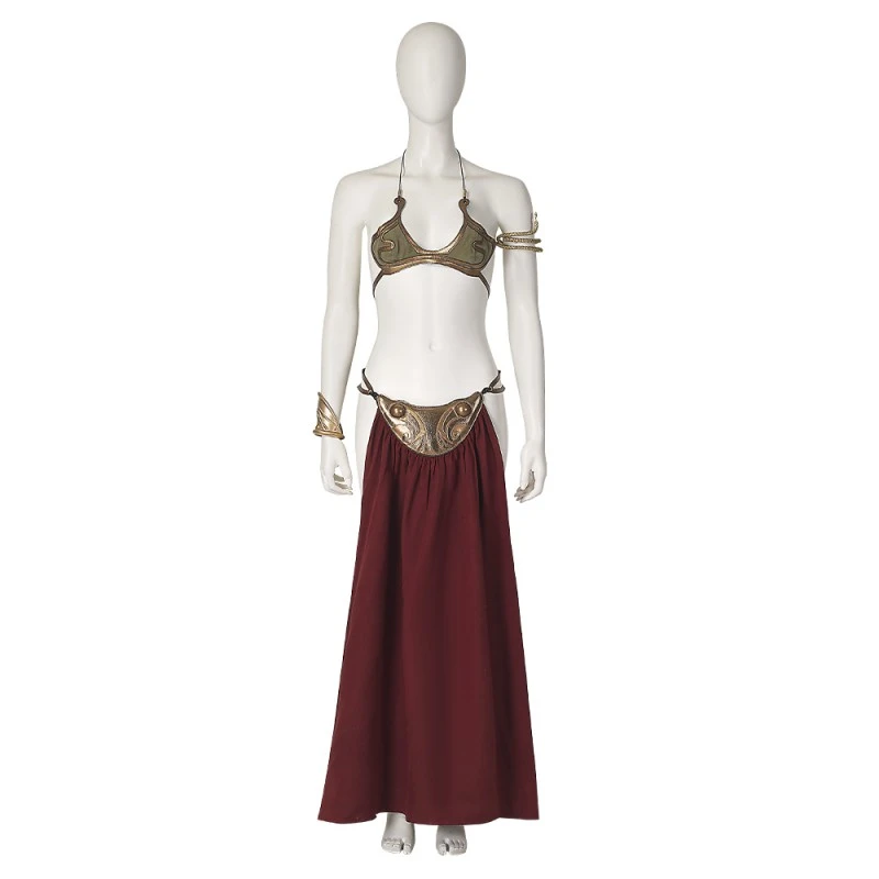 Star Wars 6 Princess Leia Cosplay Costumes Slave Outfit 2 Star Wars 6 Princess Leia Cosplay Costumes Slave Outfit - Image 2