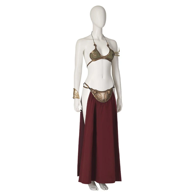 Star Wars 6 Princess Leia Cosplay Costumes Slave Outfit 4 Star Wars 6 Princess Leia Cosplay Costumes Slave Outfit - Image 4