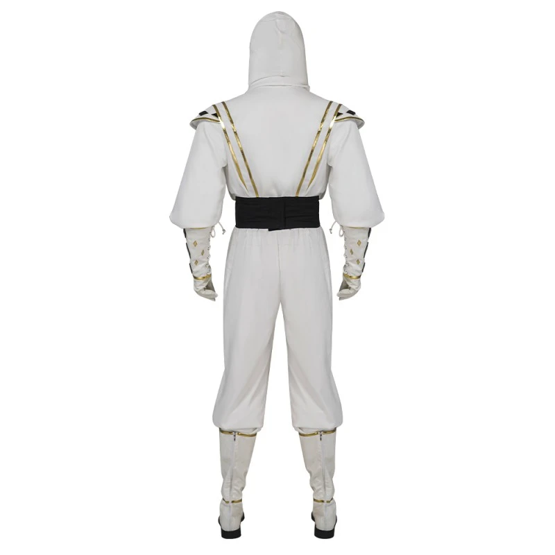 Mighty Morphin Power Rangers Tommy Oliver White Cosplay Costumes MMPR Cosplay Suit 5 Mighty Morphin Power Rangers Tommy Oliver White Cosplay Costumes MMPR Cosplay Suit - Image 5