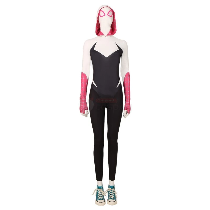 Spider-Man: Across The Spider-Verse Gwen Stacy Cosplay Costumes 2 Spider-Man: Across The Spider-Verse Gwen Stacy Cosplay Costumes - Image 2