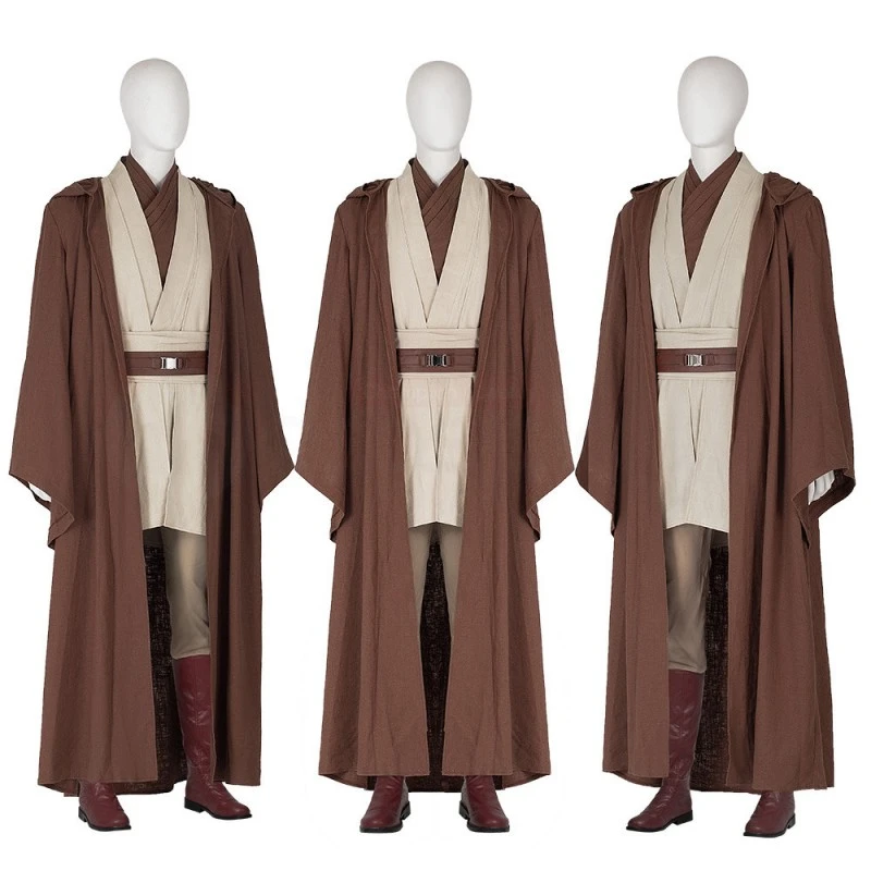Obi-Wan Kenobi Cosplay Costume Star Wars Cosplay Suit 2 Obi-Wan Kenobi Cosplay Costume Star Wars Cosplay Suit - Image 2