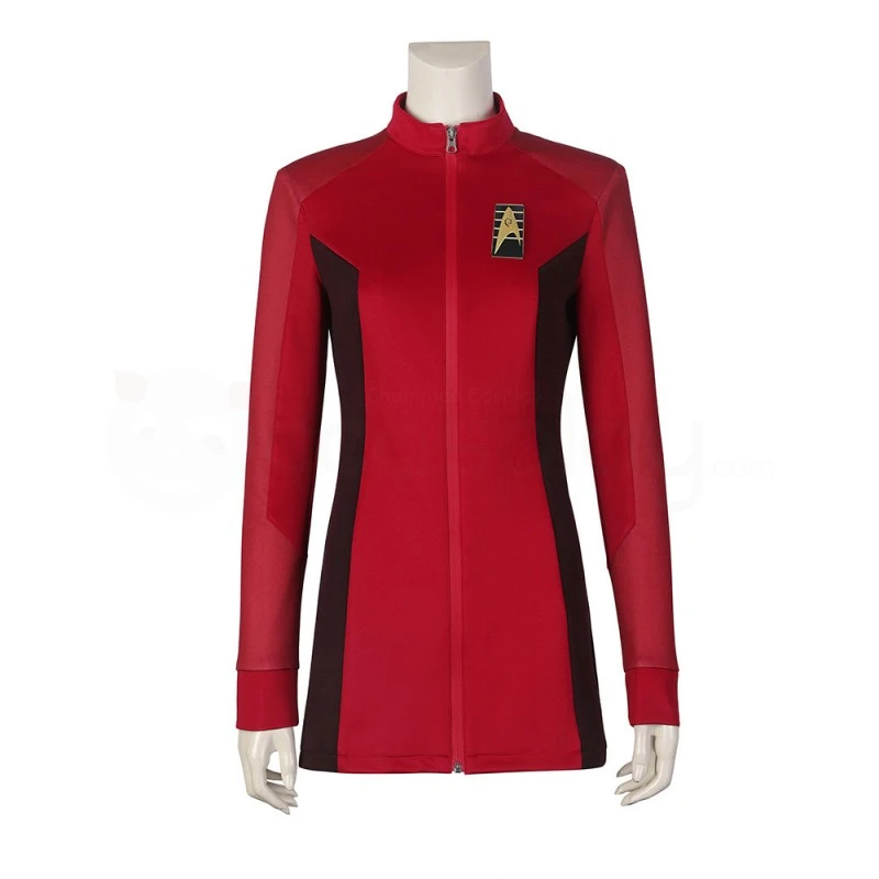 Star Trek Strange New Worlds Nyota Uhura Cosplay Costume Uniform Shirt 2 Star Trek Strange New Worlds Nyota Uhura Cosplay Costume Uniform Shirt - Image 2