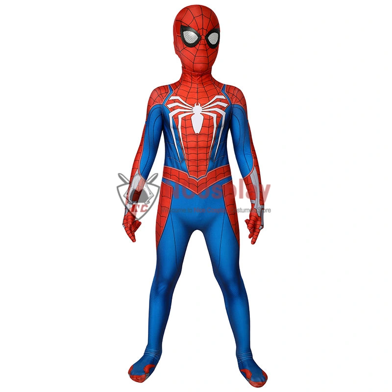 Kids Spiderman Jumpsuit Marvel Spider Man PS4 Cosplay Costume 2 Kids Spiderman Jumpsuit Marvel Spider Man PS4 Cosplay Costume - Image 2