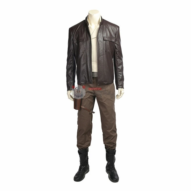 Star Wars 8 The Last Jedi Poe Dameron Cosplay Costume Full Set 2 Star Wars 8 The Last Jedi Poe Dameron Cosplay Costume Full Set - Image 2