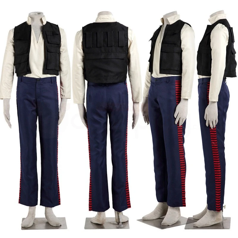Star Wars Han Solo Cosplay Costumes 2 Star Wars Han Solo Cosplay Costumes - Image 2