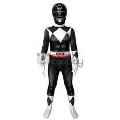 Ready To Ship Sales 23 Ready To Ship For Kids Black Ranger Cosplay Costume