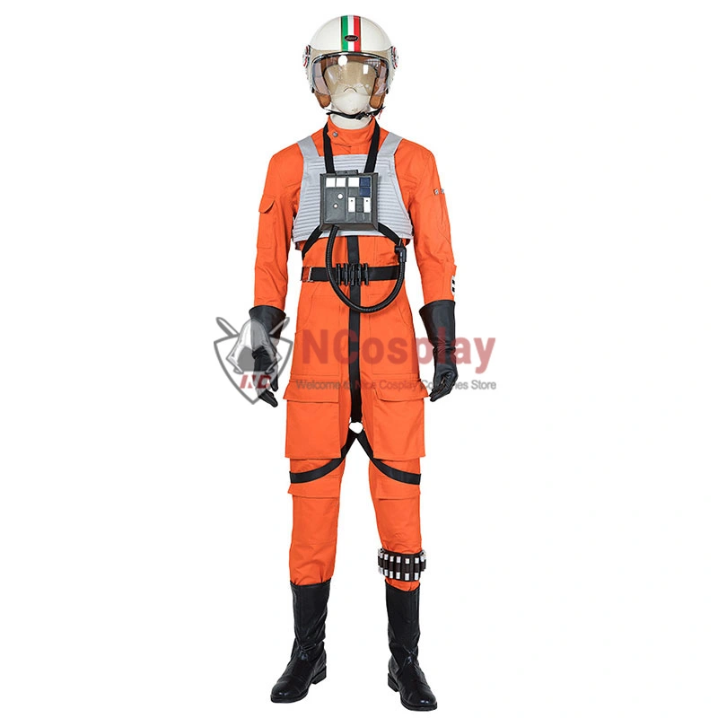 Star Wars Costumes Luke Skywalker X-Wing Pilot Fighter Cosplay Costume 2 Star Wars Costumes Luke Skywalker X-Wing Pilot Fighter Cosplay Costume - Image 2