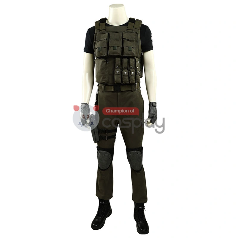 Carlos Oliveira Costume Resident Evil 3 Remake Cosplay Costume 2 Carlos Oliveira Costume Resident Evil 3 Remake Cosplay Costume - Image 2