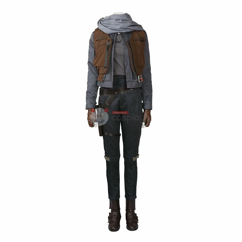 Rogue One A Star Wars Story Jyn Erso Cosplay Costume Top Level Suit 2 Rogue One A Star Wars Story Jyn Erso Cosplay Costume Top Level Suit - Image 2
