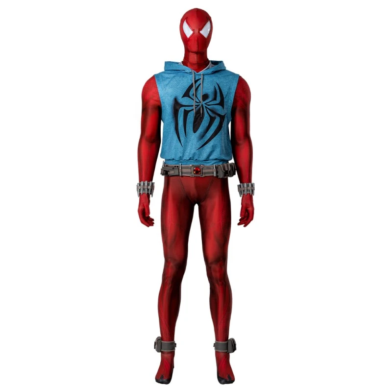 2023 Scarlet Spider Cosplay Costumes Ben Reilly Halloween Suit 2 2023 Scarlet Spider Cosplay Costumes Ben Reilly Halloween Suit - Image 2