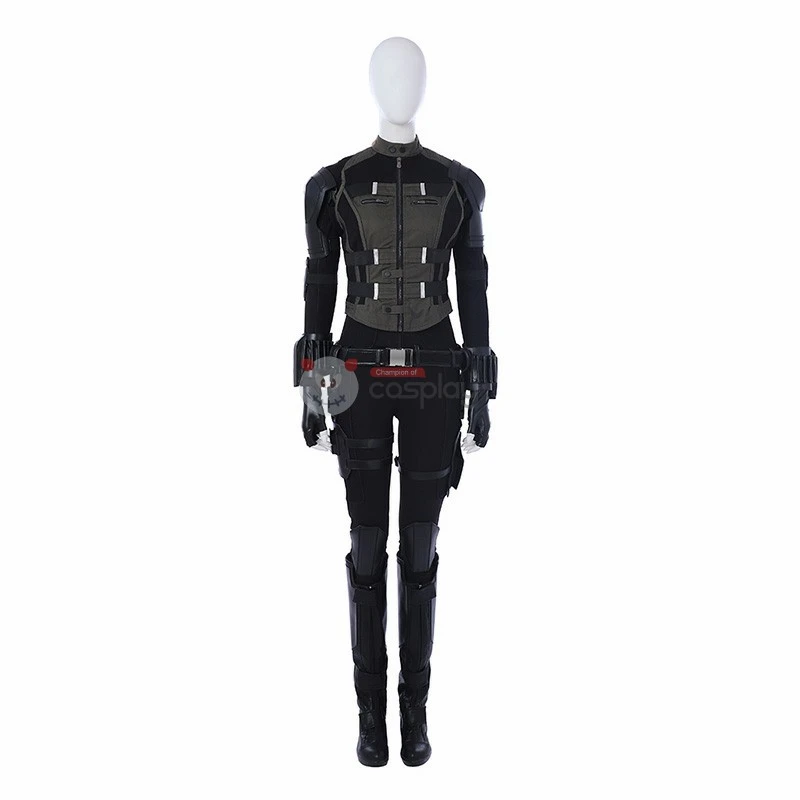 Black Widow Natasha Romanoff The Avengers Cosplay Costume 2 Black Widow Natasha Romanoff The Avengers Cosplay Costume - Image 2