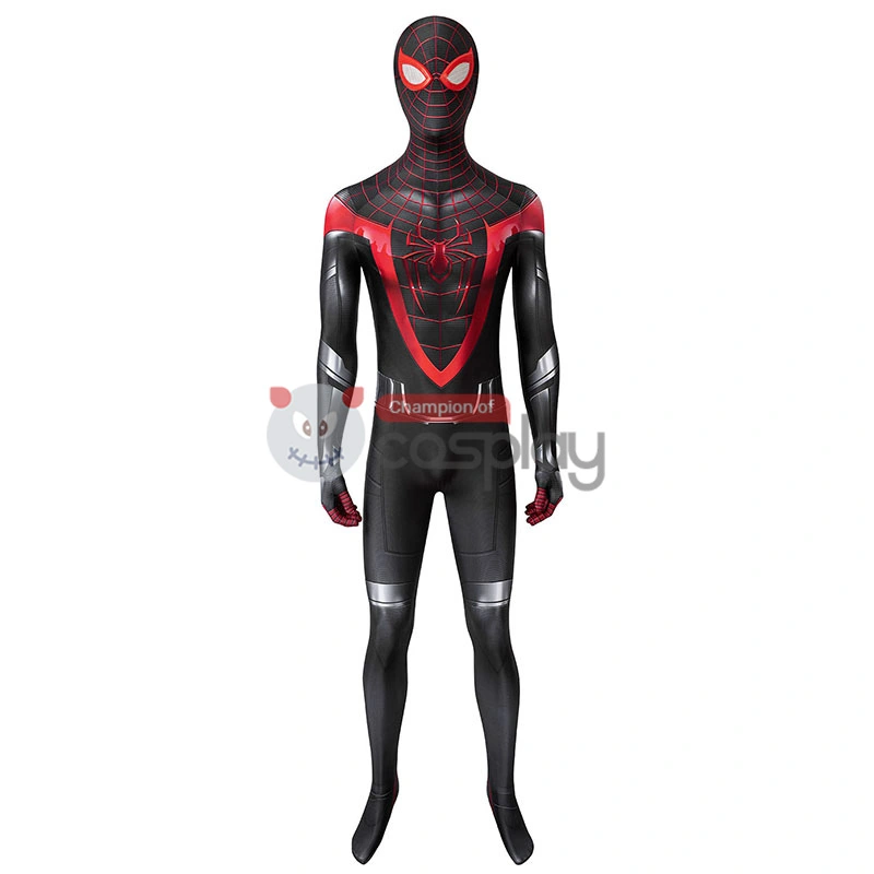 Spider Man Cosplay Costume Spiderman Miles Morales Jumpsuit Top Level 2 Spider Man Cosplay Costume Spiderman Miles Morales Jumpsuit Top Level - Image 2