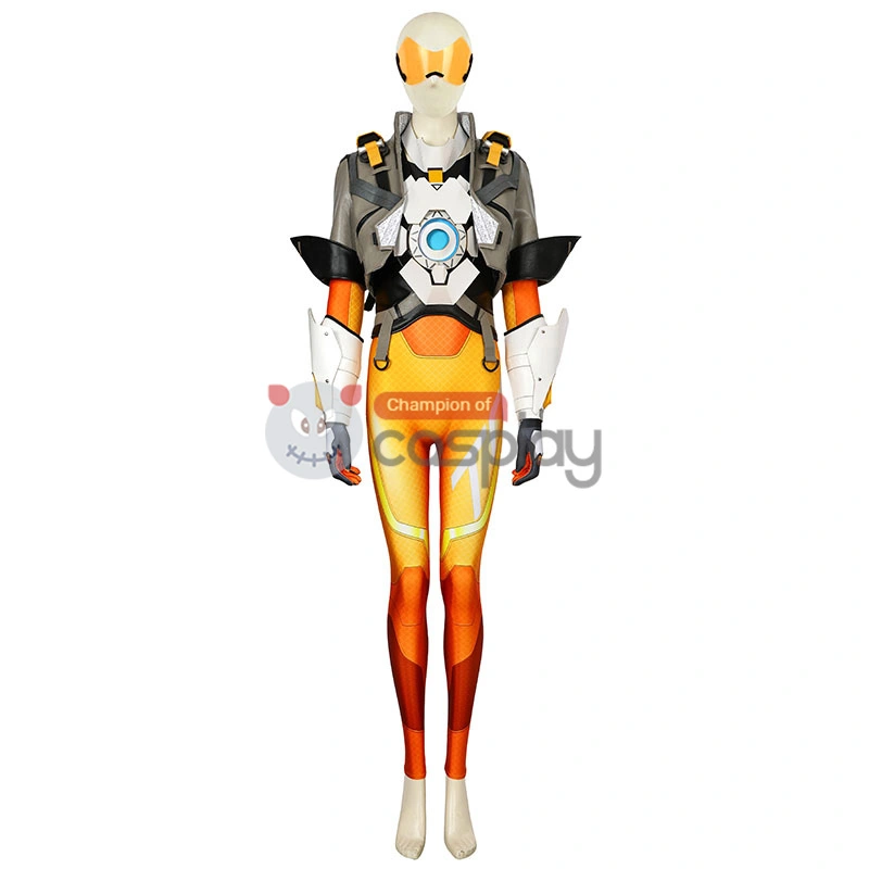 Tracer Costumes Overwatch 2 Lena Oxton Cosplay Costume 2 Tracer Costumes Overwatch 2 Lena Oxton Cosplay Costume - Image 2