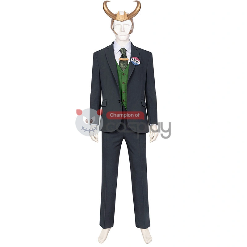 Loki Costume 2021 New Thor Ragnarok Loki Cosplay Suit 2 Loki Costume 2021 New Thor Ragnarok Loki Cosplay Suit - Image 2