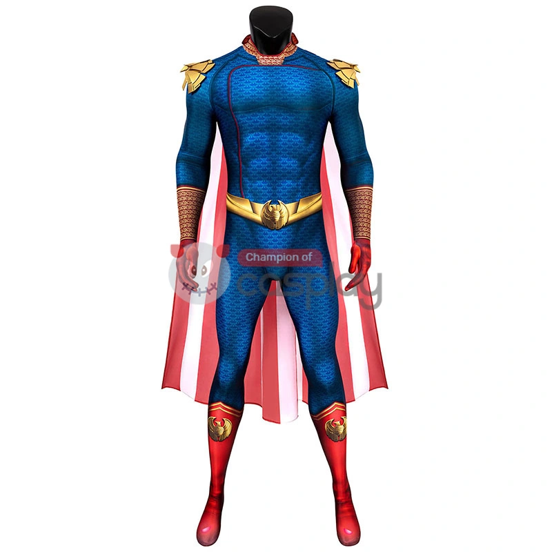 The Boys Cosplay Suit The Homelander Jumpsuit Costume For Adult 2 The Boys Cosplay Suit The Homelander Jumpsuit Costume For Adult - Image 2