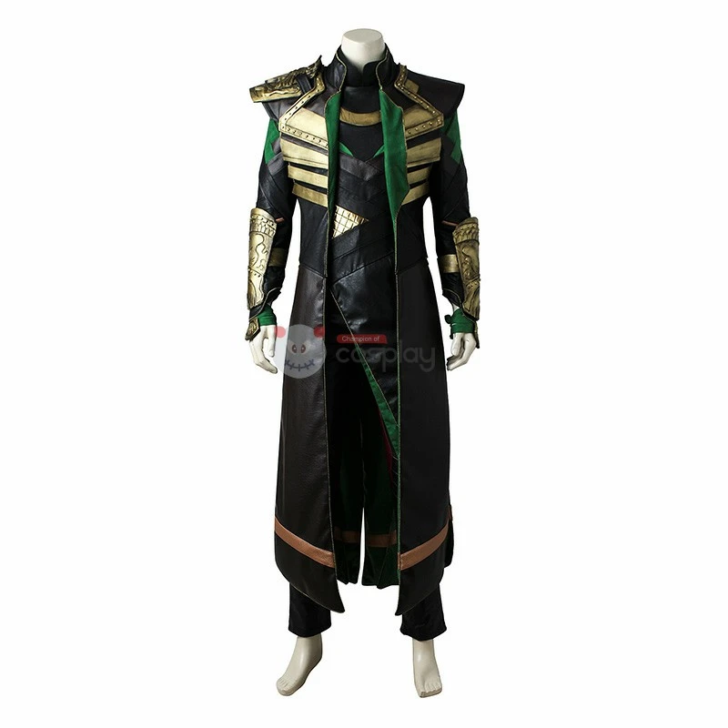 Marvel Movie Thor 2 Dark World Loki Cosplay Costume 2 Marvel Movie Thor 2 Dark World Loki Cosplay Costume - Image 2