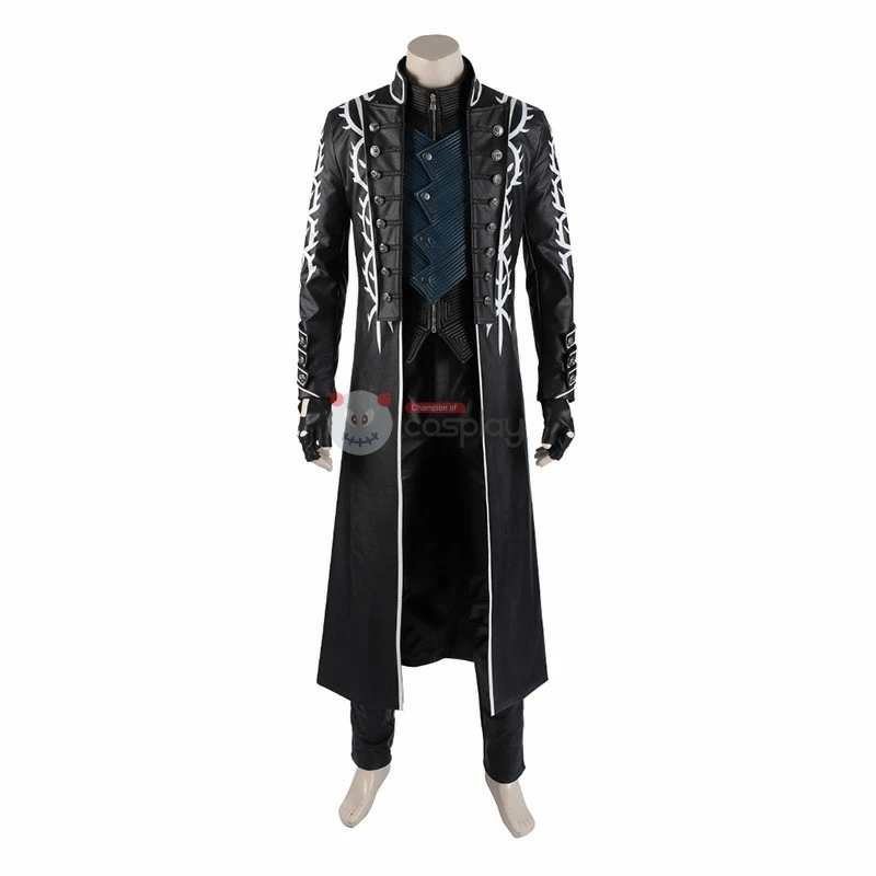 Vergil Costume Devil May Cry 5 Cosplay Costumes Windbreaker Full Set 2 Vergil Costume Devil May Cry 5 Cosplay Costumes Windbreaker Full Set - Image 2
