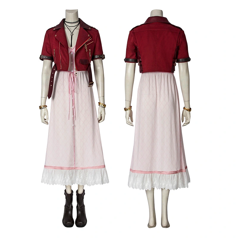 Aerith Gainsborough Costume Final Fantasy 7 Cosplay Costume 1 Aerith Gainsborough Costume Final Fantasy 7 Cosplay Costume