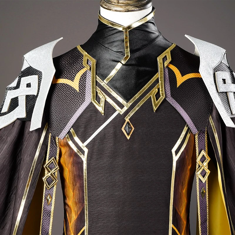 Genshin Impact Rock King Zhongli Cosplay Costumes 12 Genshin Impact Rock King Zhongli Cosplay Costumes - Image 12