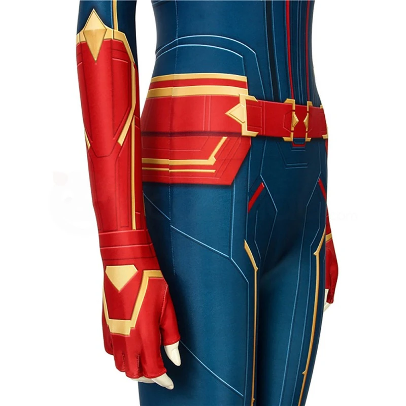Carol Danvers Cosplay Costume Captain Marvel Cosplay Jumpsuit 10 Carol Danvers Cosplay Costume Captain Marvel Cosplay Jumpsuit - Image 10