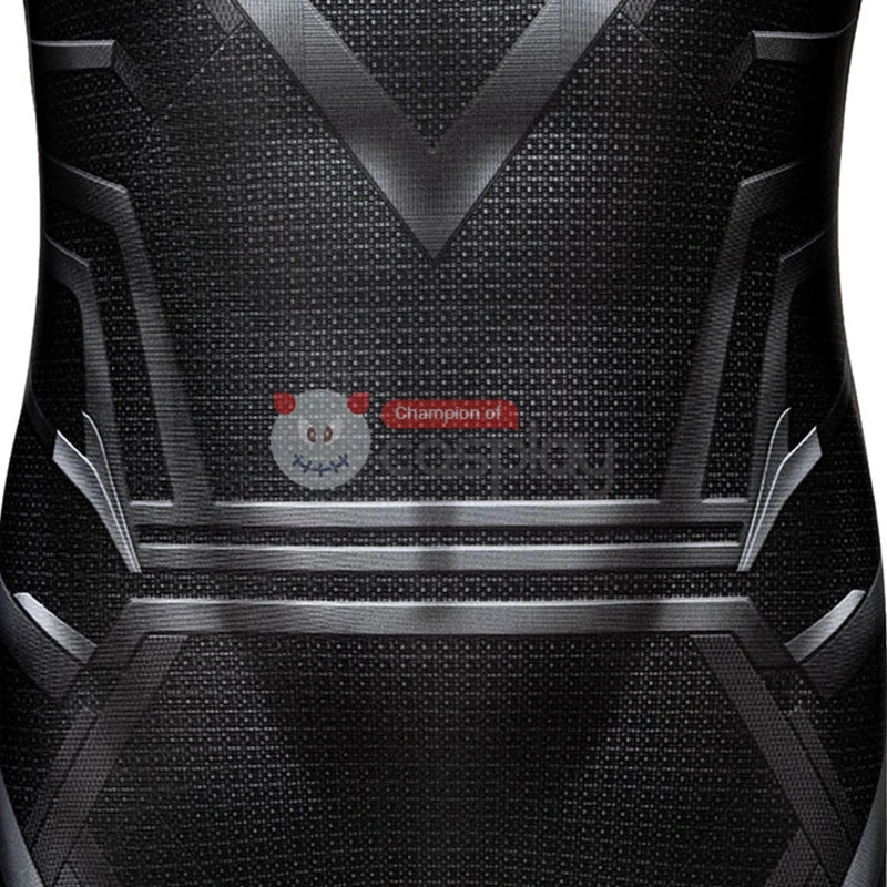 Kids Captain America Civil War T'Challa Cosplay Costume Black Panther Jumpsuit 11 Kids Captain America Civil War T'Challa Cosplay Costume Black Panther Jumpsuit - Image 11