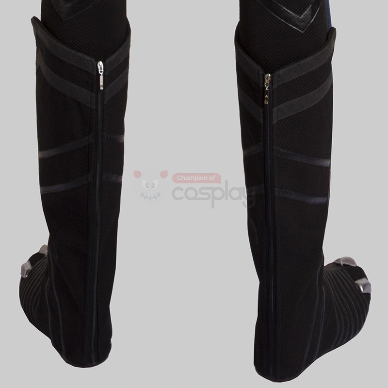 The Avengers Captain America Civil War Black Panther Cosplay Costume Deluxe Outfit 15 The Avengers Captain America Civil War Black Panther Cosplay Costume Deluxe Outfit - Image 15