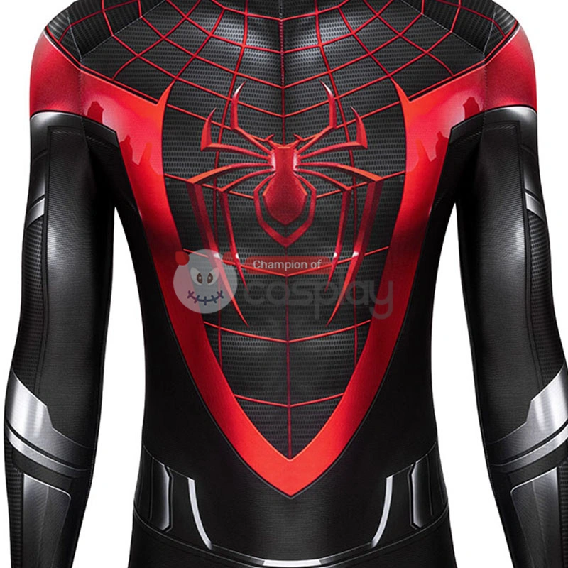 Spider Man Cosplay Costume Spiderman Miles Morales Jumpsuit Top Level 11 Spider Man Cosplay Costume Spiderman Miles Morales Jumpsuit Top Level - Image 11