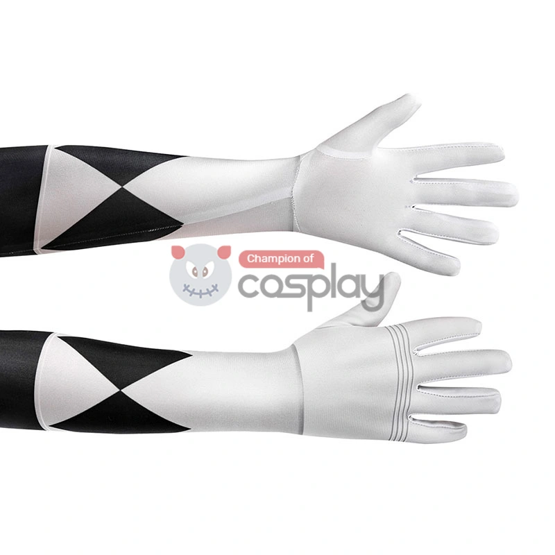 Mighty Morphin Power Rangers Cosplay Costume Black Rangers Suit For Kids 9 Mighty Morphin Power Rangers Cosplay Costume Black Rangers Suit For Kids - Image 9